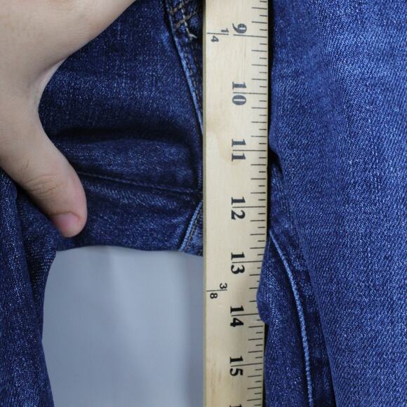 Mother Jeans Womens 25 The Curbside Flood Yee Haw Barrel Baggy Loose Medium Wash - Picture 11 of 16